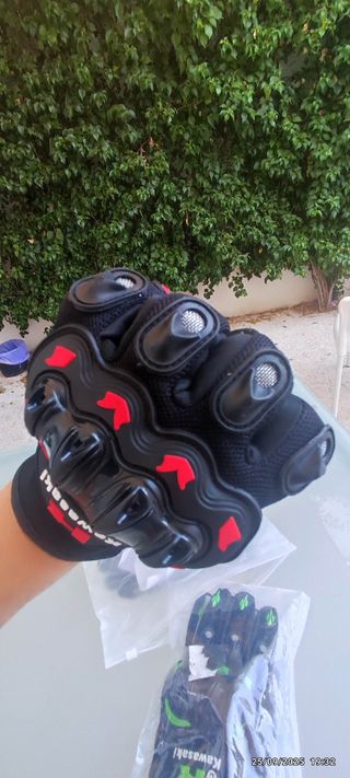 Guantes de moto Kawasaki 