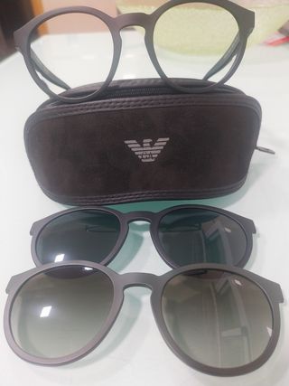Montura Gafas Emporio Armani Negra/Gris