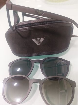 Montura Gafas Emporio Armani Negra/Gris