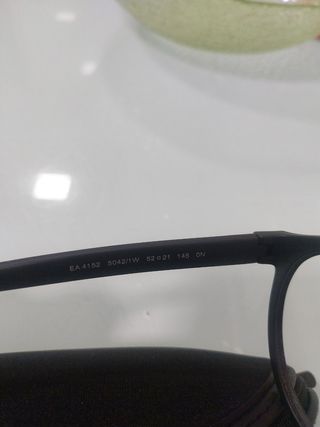 Montura Gafas Emporio Armani Negra/Gris