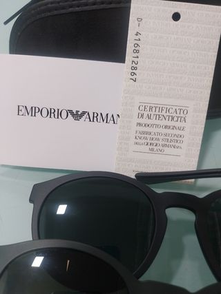 Montura Gafas Emporio Armani Negra/Gris
