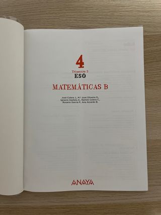 Matematicas B