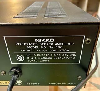 Amplificador Nikko NA-590 Revisado Años 70