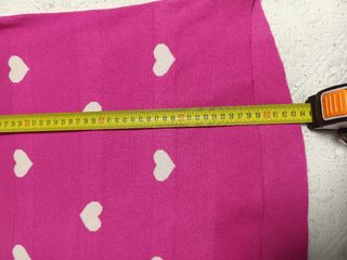 Jersey rosa con corazones blancos Talla única