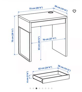 Escritorio infantil doble + 2 sillas Ikea