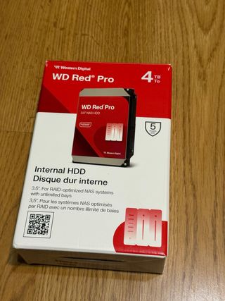 WD Red Pro 4TB HDD NAS Nuevo