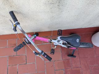 Bicicleta Monty 16 infantil niña niño rosa