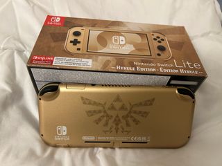 Nintendo Switch Lite Edición Hyrule+Hogwarts+pokem