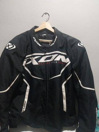 Chaqueta de moto Ixon Negra