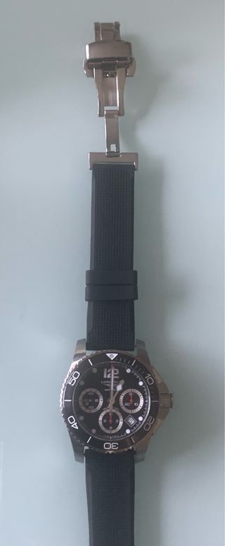 Correa Caucho Longines 20mm Negra