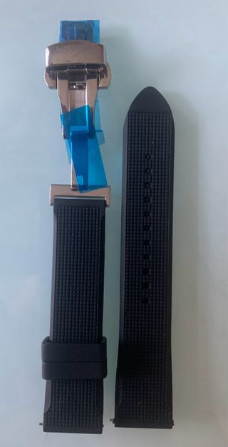 Correa Caucho Longines 20mm Negra