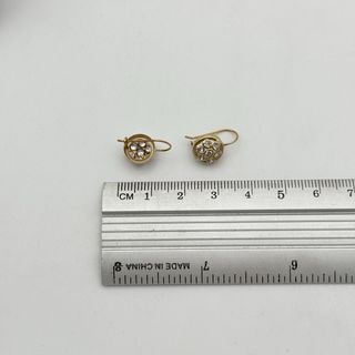 Pendientes de oro 18kt con circonitas