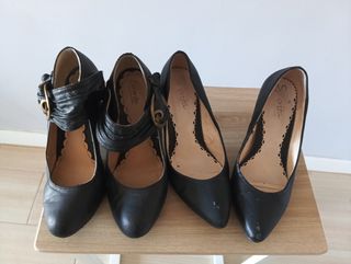 Zapatos de tacón negros
