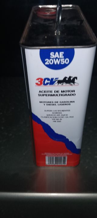 Aceite Motor SAE 20W50 3CV Supermultigrado
