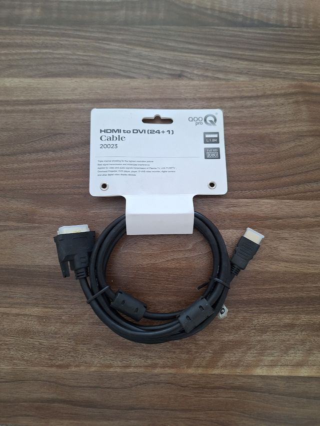 Cable HDMI a DVI (24+1) QOO 1.8M
