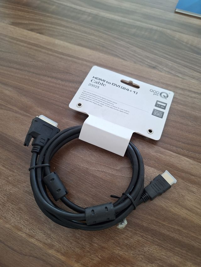 Cable HDMI a DVI (24+1) QOO 1.8M