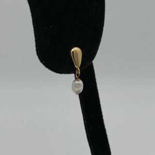 Pendientes de oro 18kt con perlas