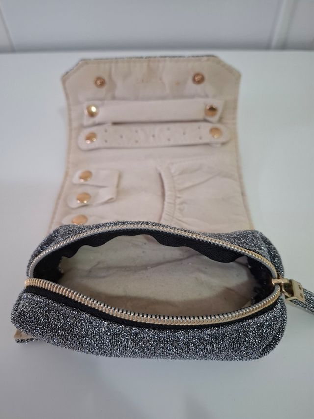 Portagioie da viaggio Carpisa grigio argento