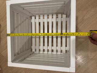 Mueble auxiliar blanco de madera