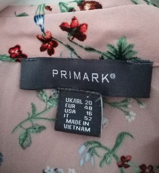 Blusa floral rosa Primark
