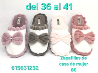 Zapatillas de casa mujer Talla 36-41