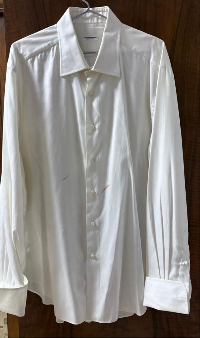 Camisa de vestir Alessandro Gherardi blanca