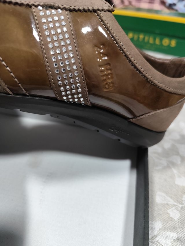 Zapatos 24horas beige Mujer