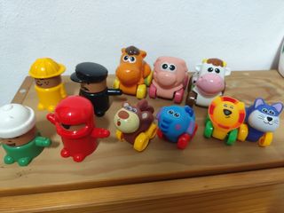 Lote Juguetes Bebé Cochecitos Animales y Personaje