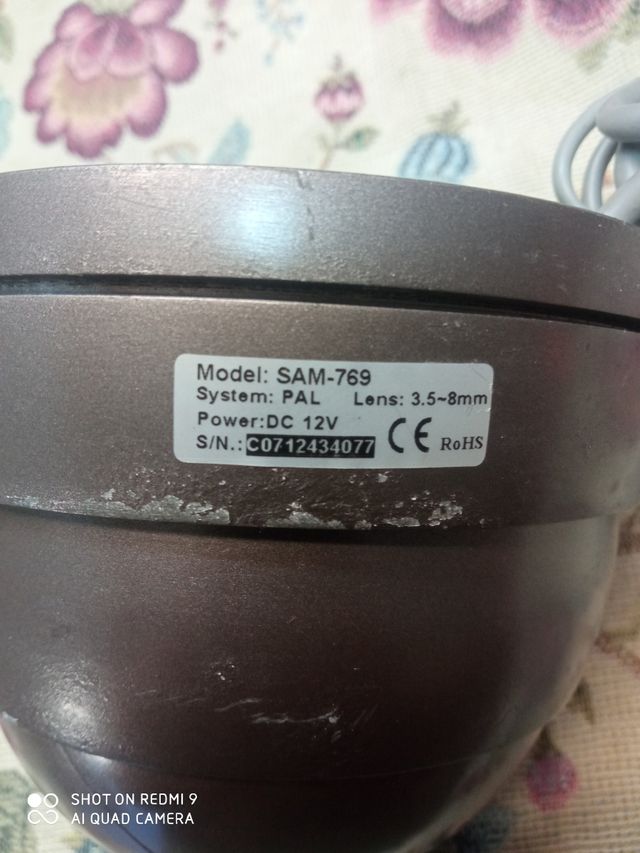 Cámara de vigilancia infrarroja