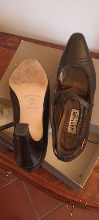 Scarpe eleganti JEAN MARIE in pelle nera