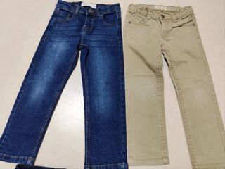 Lote 4 Calças Rapaz - Regular Fit (4-5 anos)