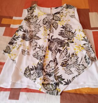 BLUSA BLANCA MUJER