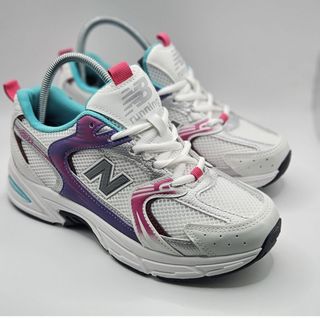 New Balance Deportivas Mujer Morado Blanco