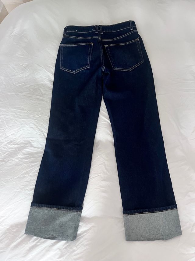 Vaqueros Mango Talla 34 Dobladillo Bajo