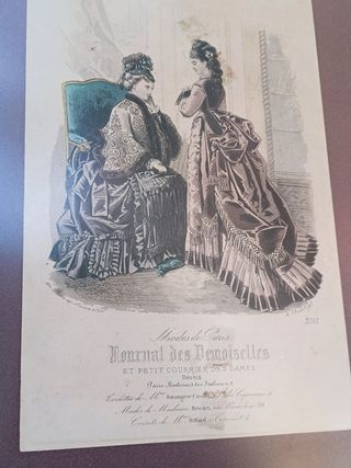 Cuadro antiguo Journal des Demoiselles