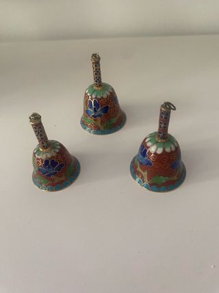 3 campane ornamentali decorative