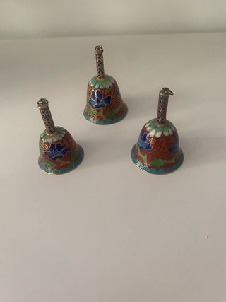 3 campane ornamentali decorative