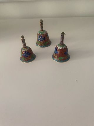3 campane ornamentali decorative