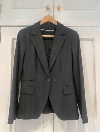 Traje Zara Raya Diplomática Gris