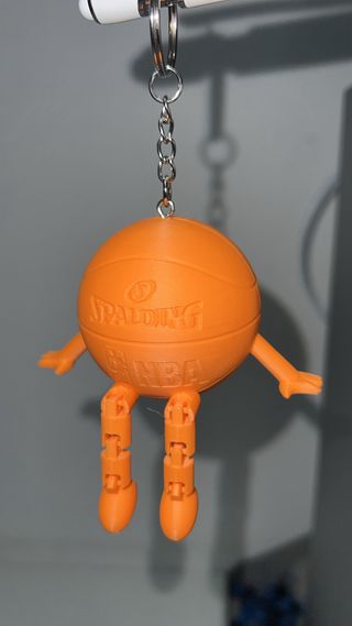 Porta-chaves Bola Basquetebol Spalding NBA