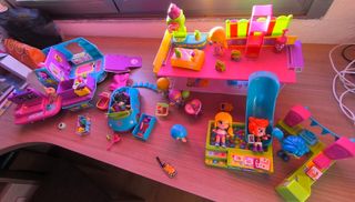 Lote PinyPon – 9 muñecos + casas+coches +accesorio