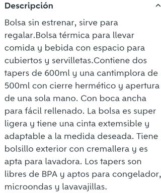 Bolsa térmica DARNA GO&BAG BASICS