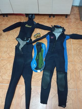 Lote 2 trajes de buceo CRESSI
