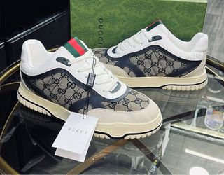 Zapatillas Gucci Beige y Blancas Nuevas