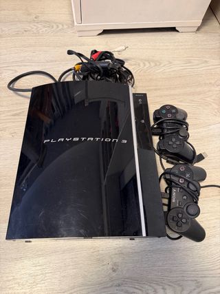 Consola PS3 Negra + 2 Mandos
