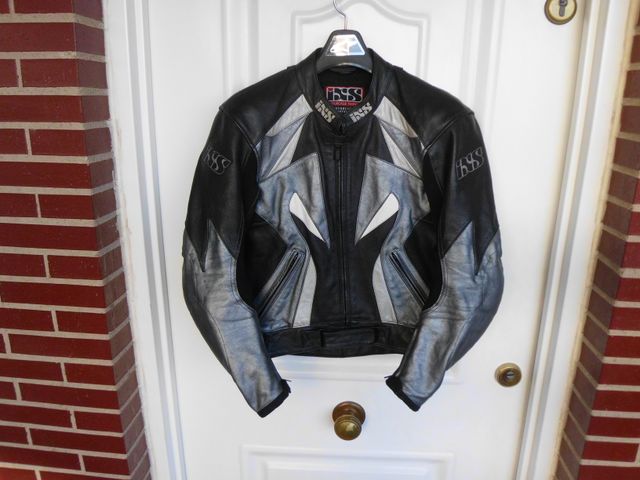 Chaqueta cuero ixs de moto talla 50 M