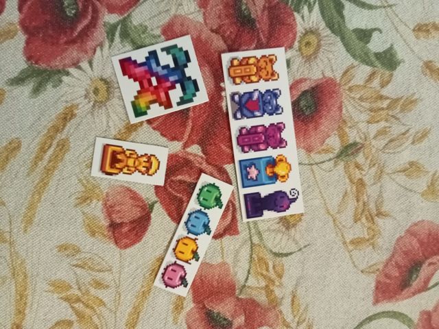 Adesivi Stardew Valley pixel art