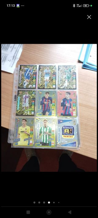 Cartas Adrenalyn Panini precio negociable