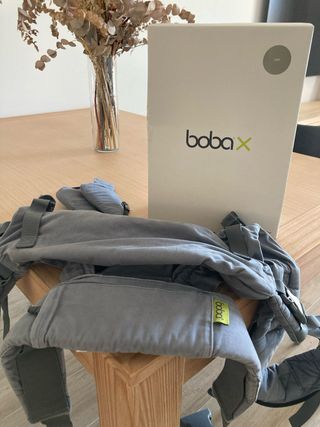 Mochila Boba X Portabebés Evolutiva Gris