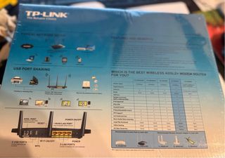 TP-Link Router ADSL2+ Inalámbrico 300Mbps
Nuevo